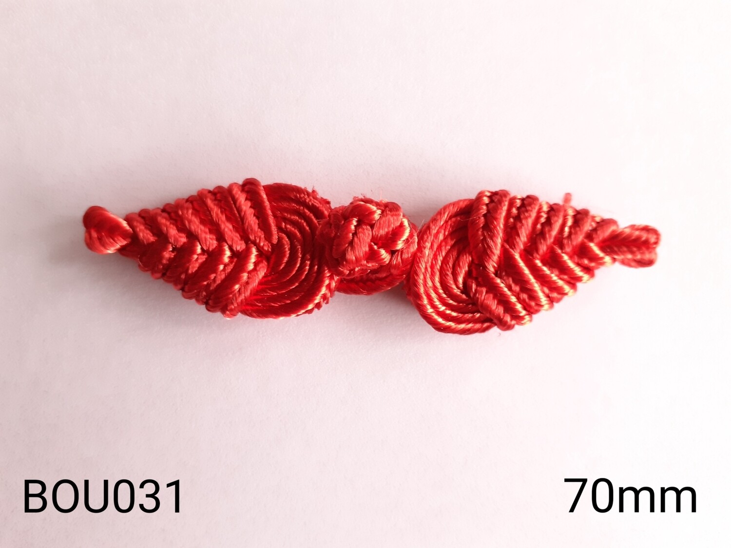 Bouton Brandebourg , 14 couleurs au choix Bouton Brandebourg , 14 couleurs au choix