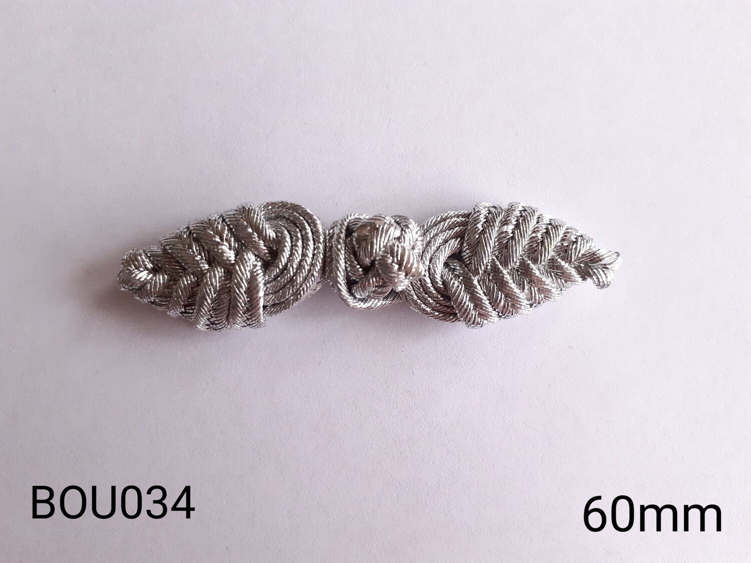 Bouton Brandebourg , 14 couleurs au choix Bouton Brandebourg , 14 couleurs au choix