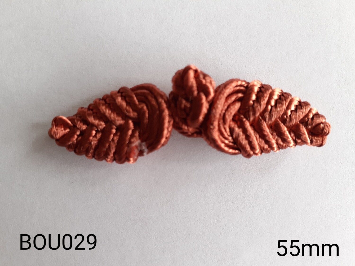 Bouton Brandebourg , 14 couleurs au choix Bouton Brandebourg , 14 couleurs au choix