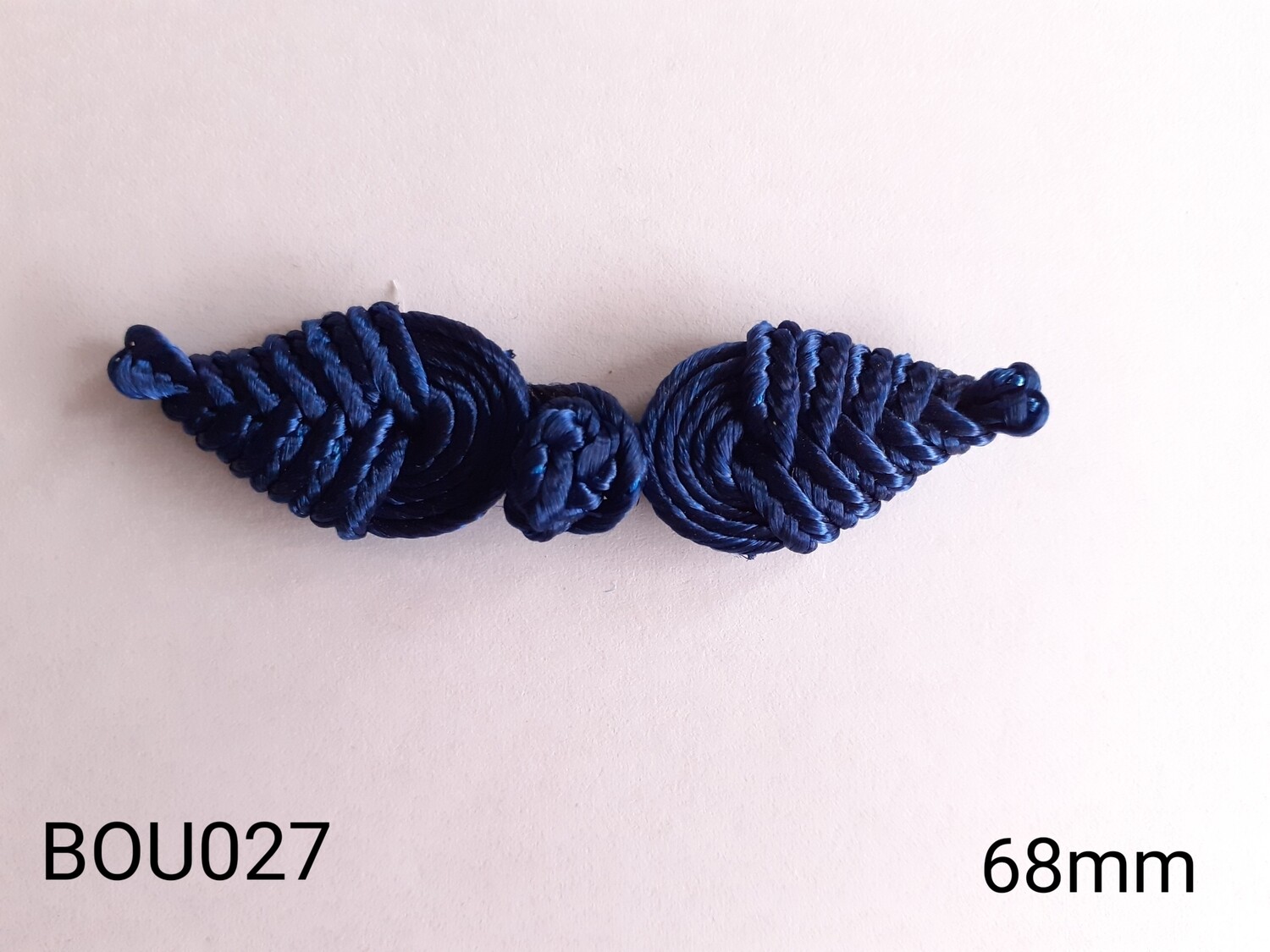 Bouton Brandebourg , 14 couleurs au choix Bouton Brandebourg , 14 couleurs au choix