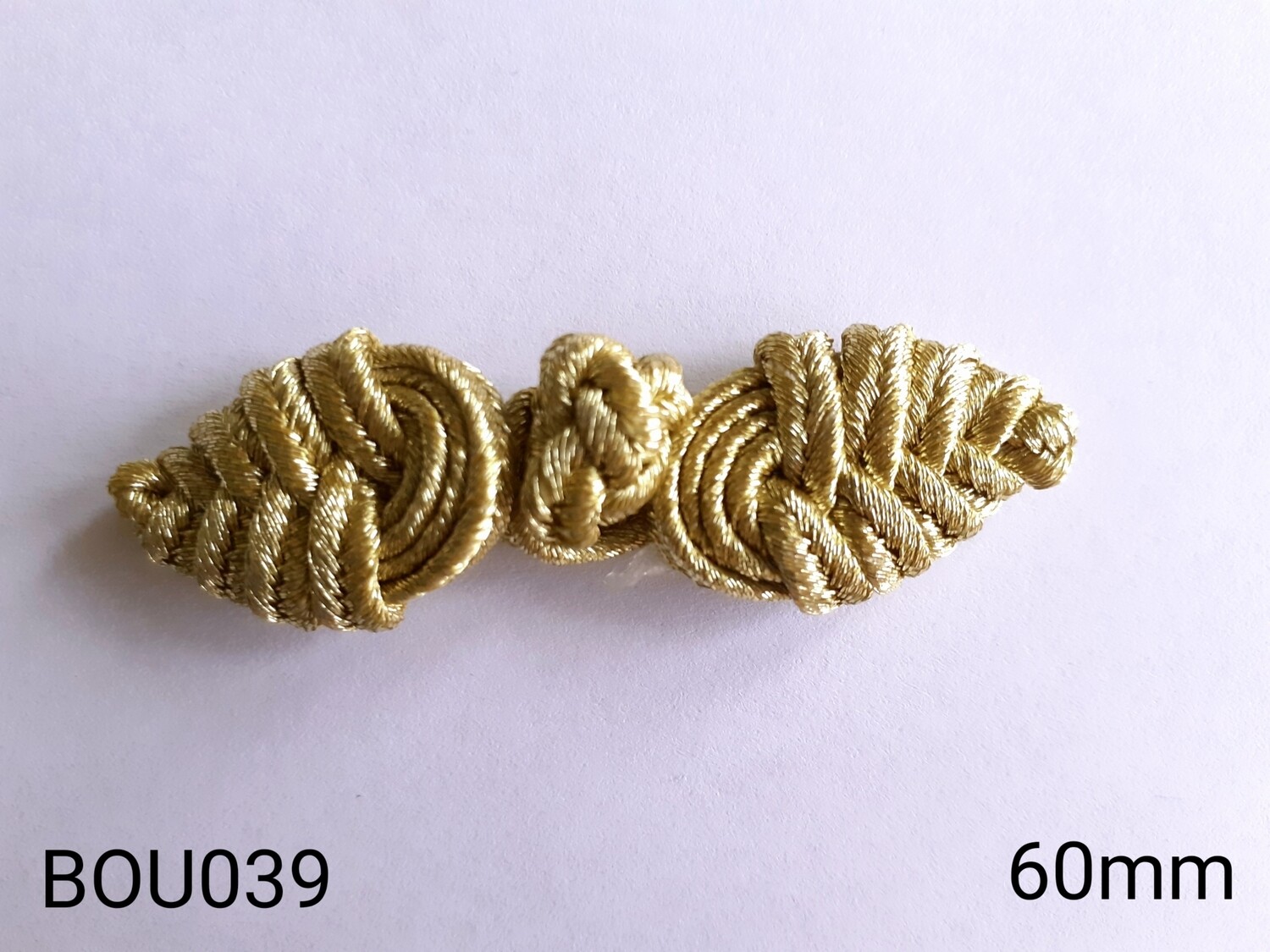 Bouton Brandebourg , 14 couleurs au choix Bouton Brandebourg , 14 couleurs au choix