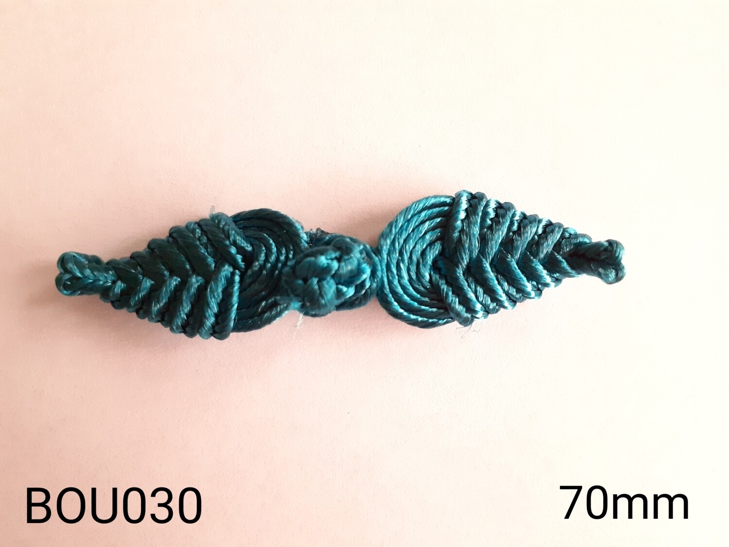 Bouton Brandebourg , 14 couleurs au choix Bouton Brandebourg , 14 couleurs au choix