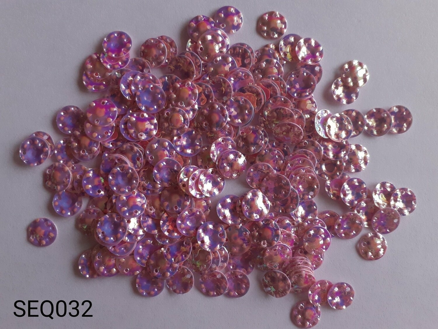 Sequins 10 g rond 8mm / 2 coloris, Couleur: rose