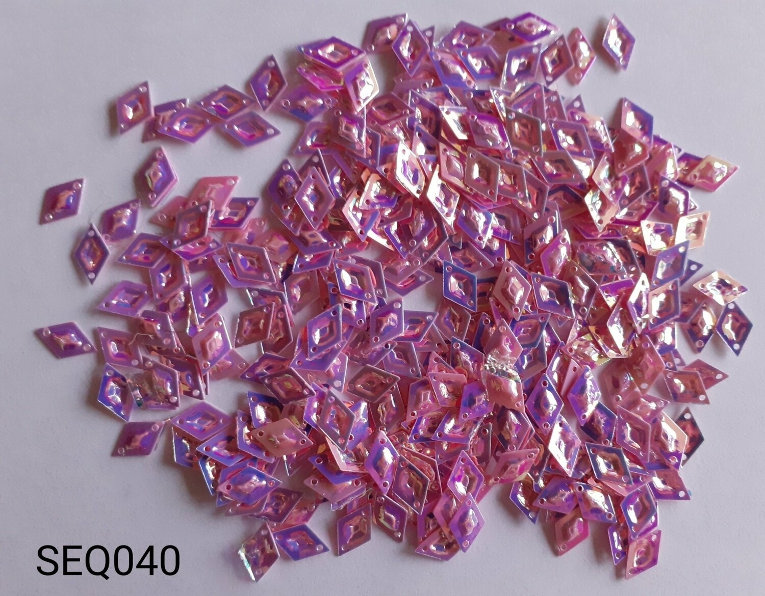 Sequins 10 g losange 6x10mm / 6 coloris, Couleur: couleur1