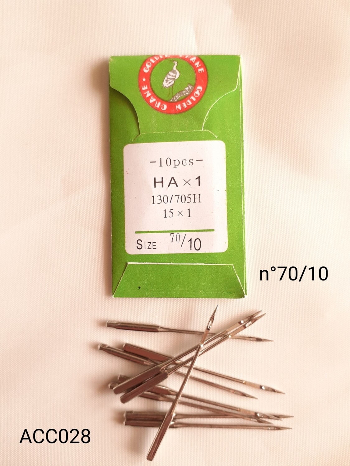 10 aiguilles machine à coudre Golden Crane / 3 tailles, Taille: n°70/10
