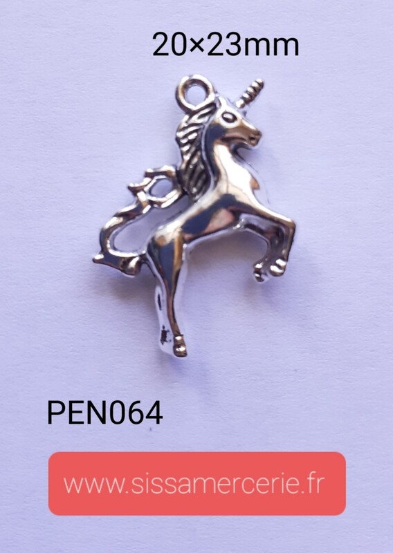 Pendentif / breloque licorne