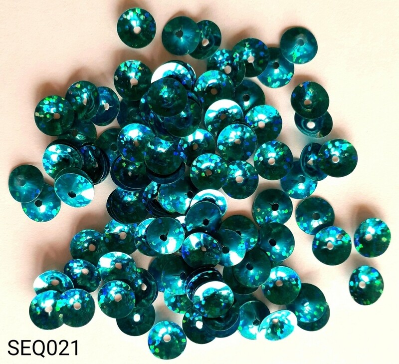 Sequins 10 g rond 1 cm / 5 coloris