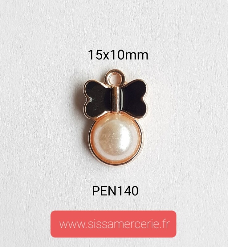 Pendentif / breloque noeud avec perle