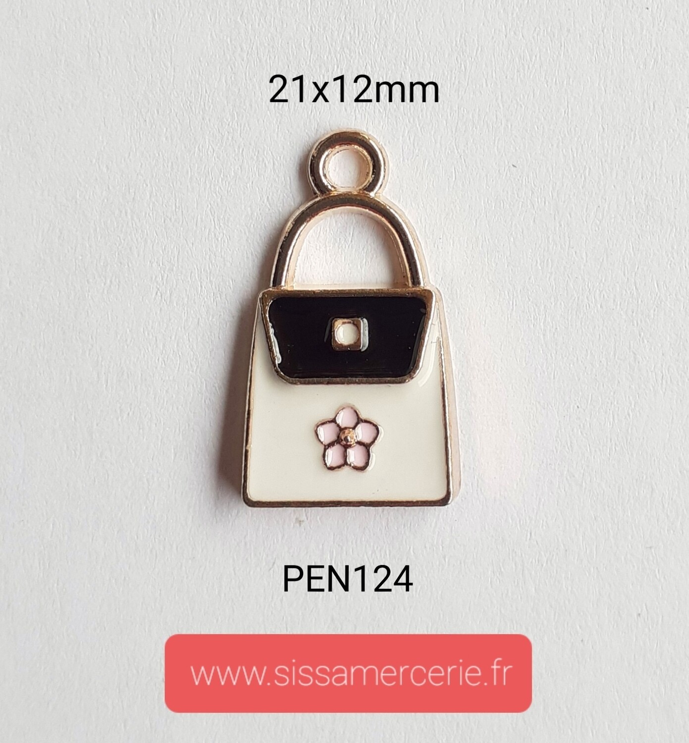 Pendentif / breloque sac à main 