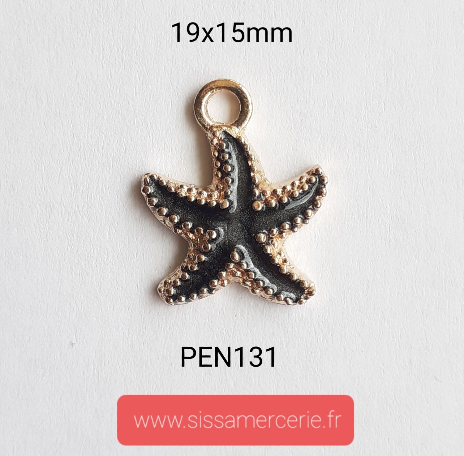Pendentif / breloque étoile de mer