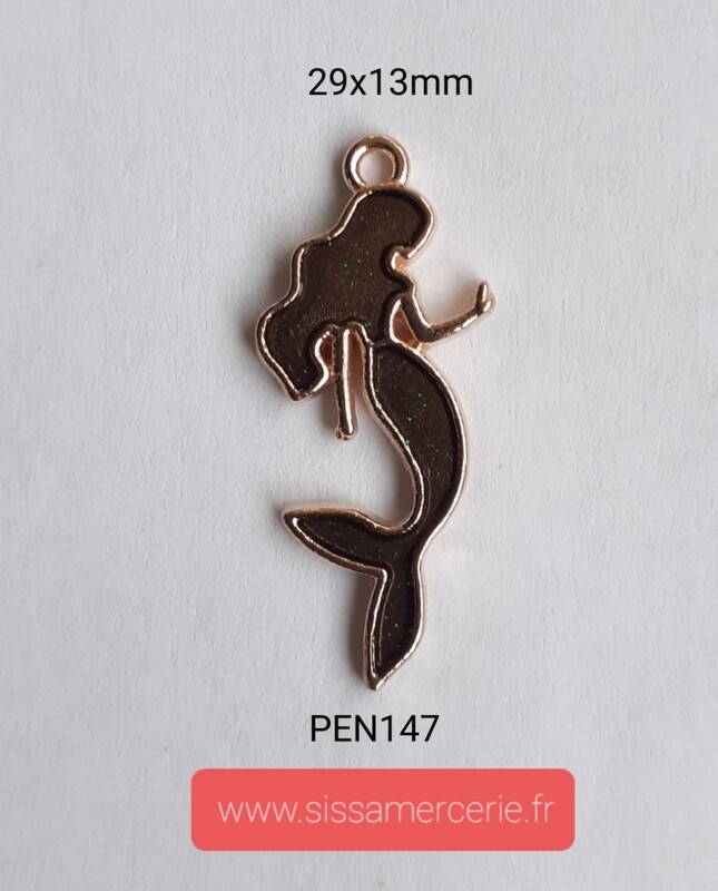 Pendentif / breloque sirène 
