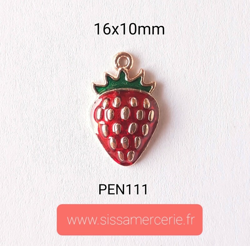 Pendentif / breloque fraise