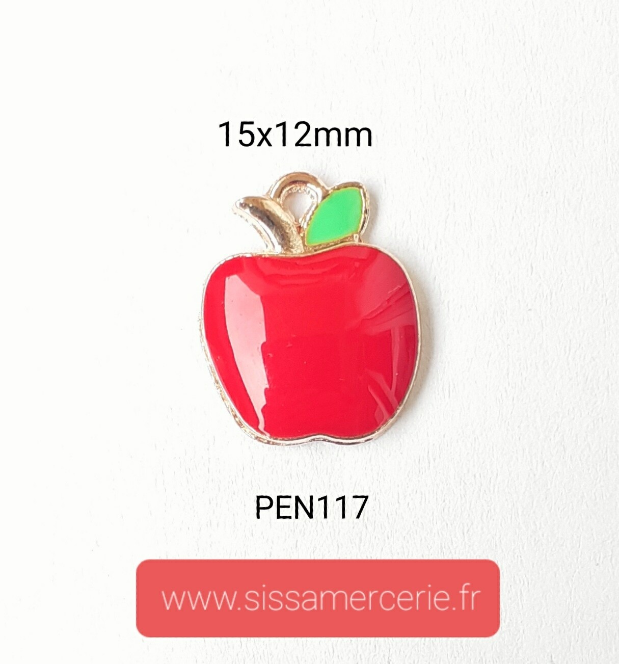 Pendentif / breloque pomme 