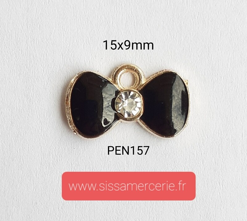 Pendentif / breloque noeud avec strass