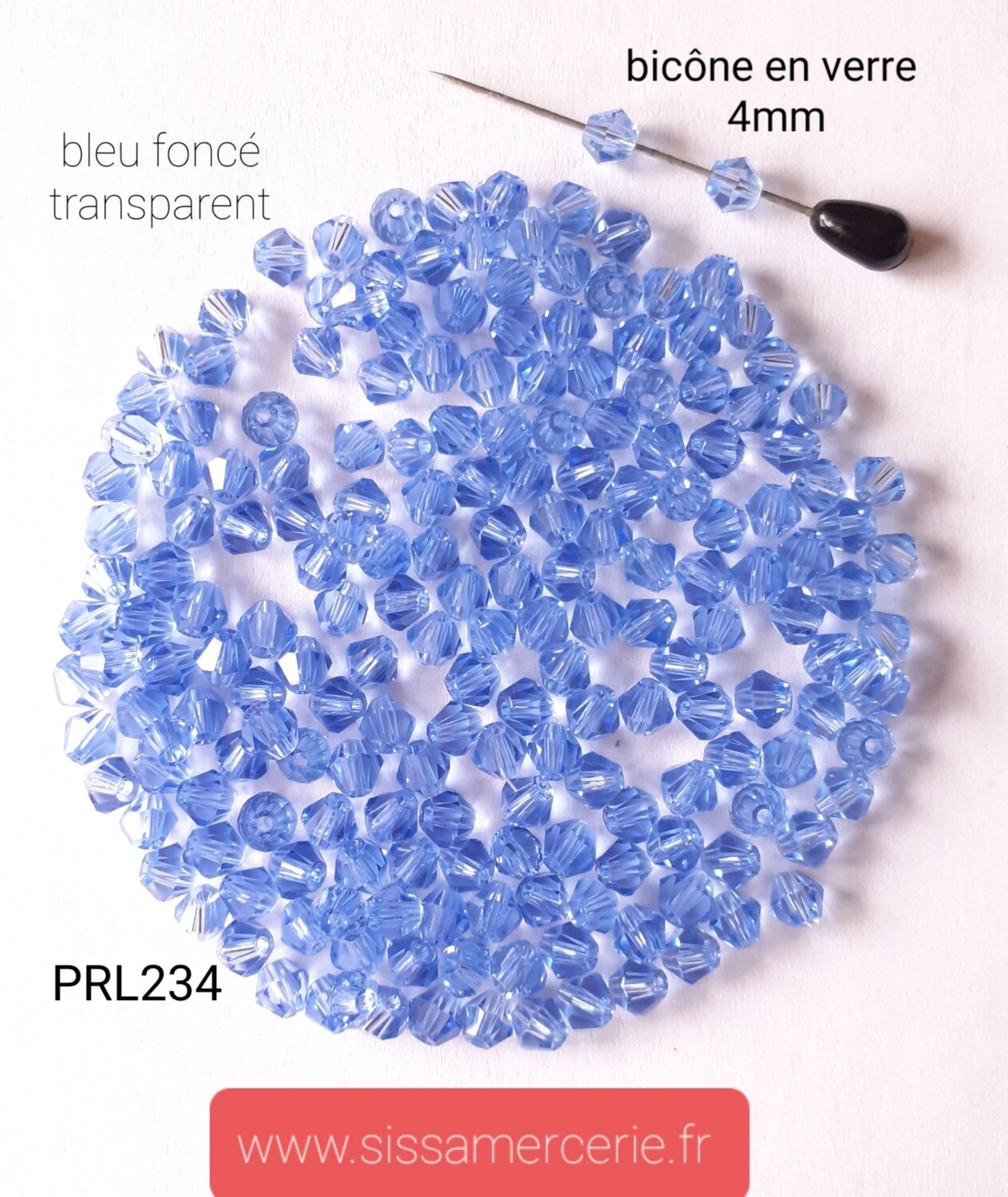200 perles verre toupie 4mm /38 couleurs 1ère partie