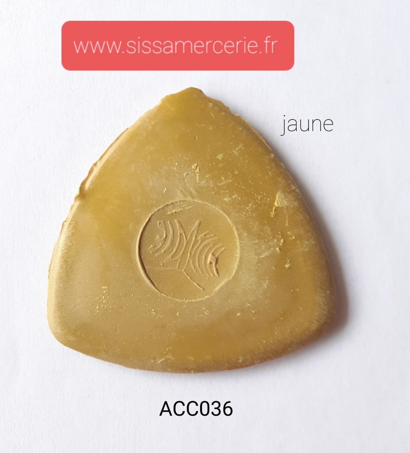 Craie tailleur triangulaire jaune 