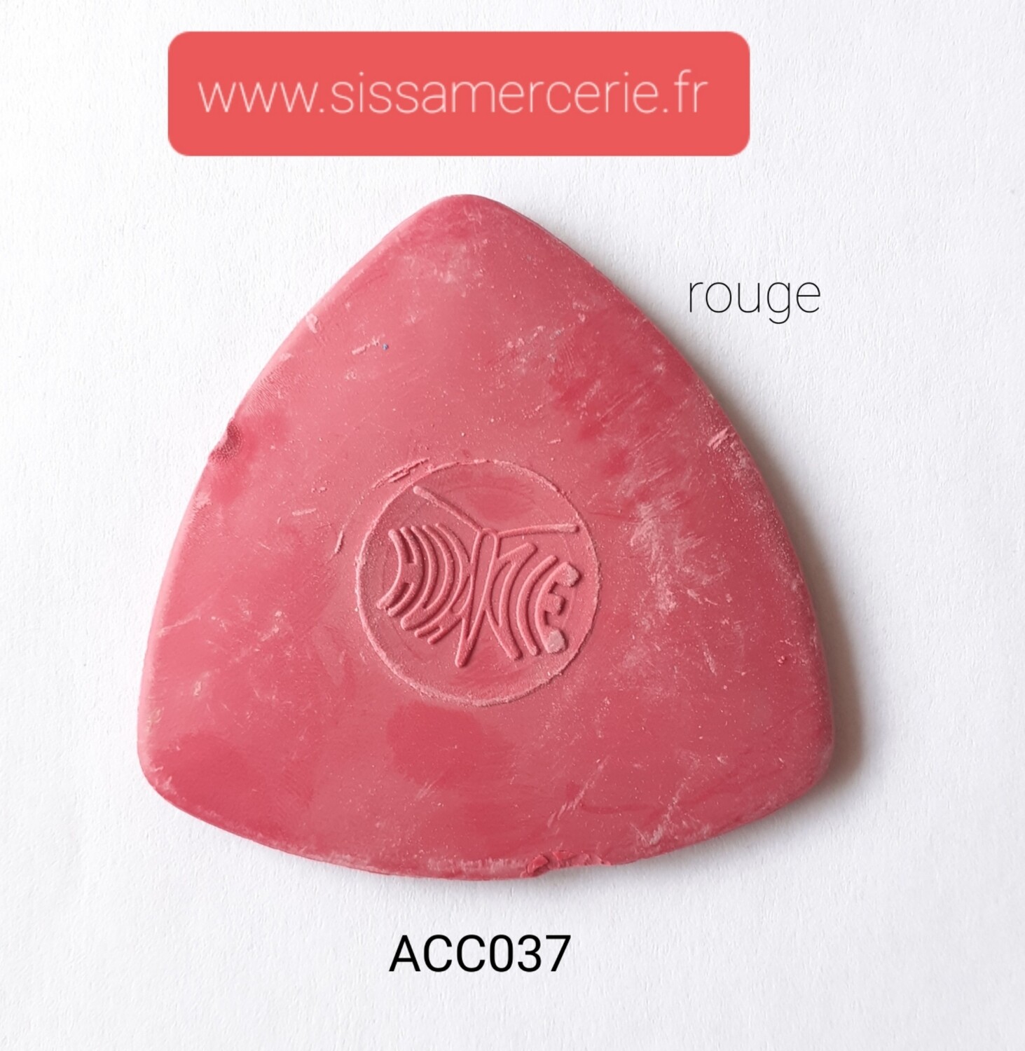 Craie tailleur triangulaire rouge 
