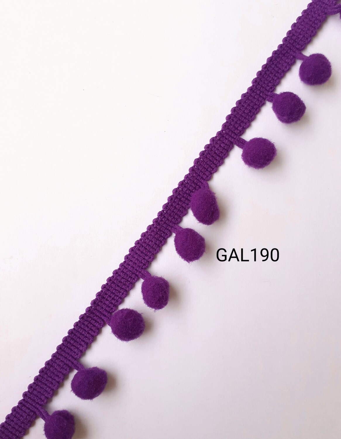 Galon pompons 2,1cm/ choisissez vos couleurs