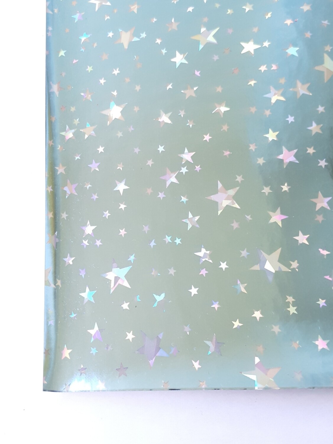Feuille A4 simili cuir étoile bleu