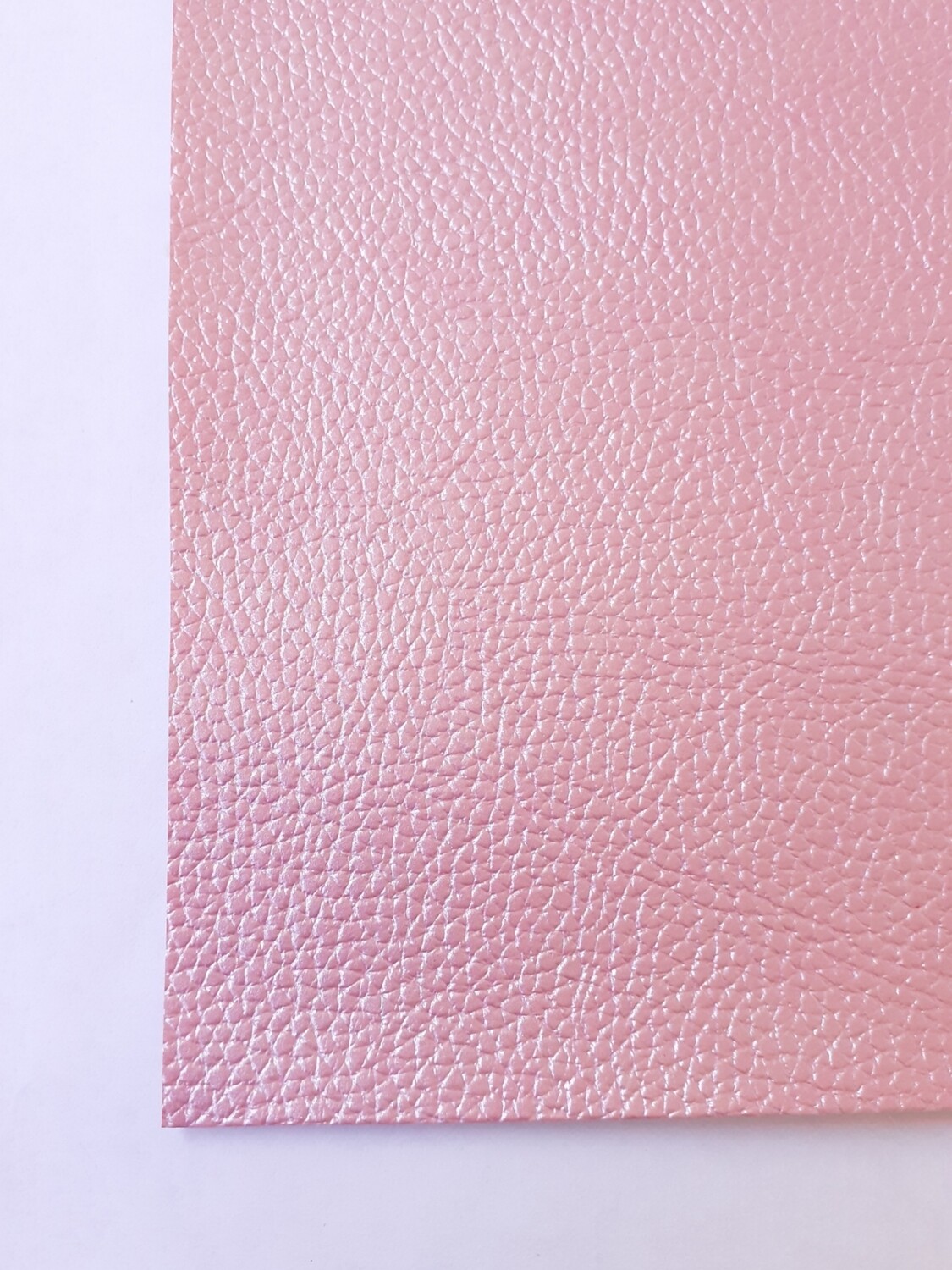 Feuille A4 simili cuir rosé