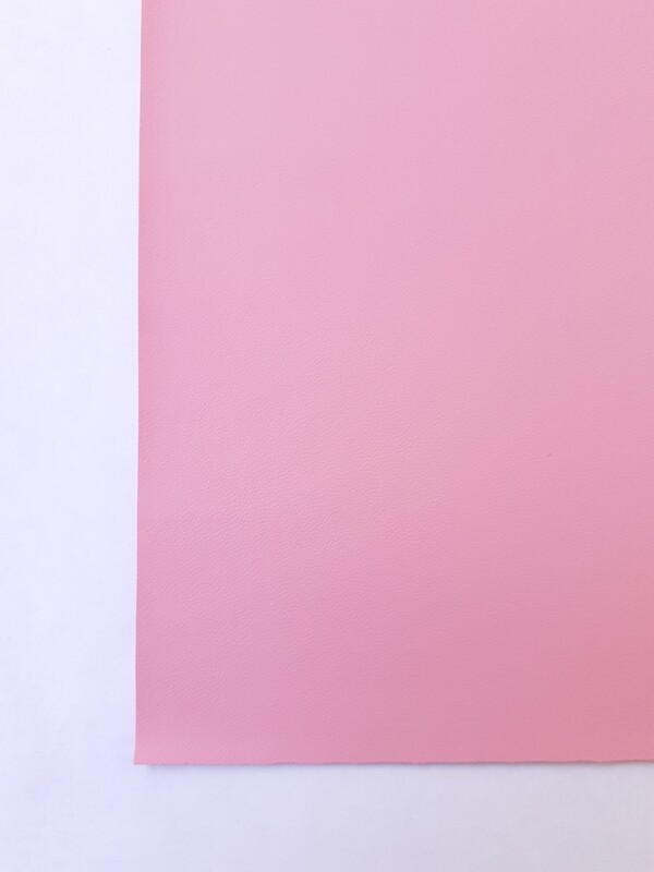 Feuille A4 simili cuir rose clair 