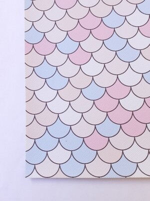 Feuille A4 simili cuir écaille poisson