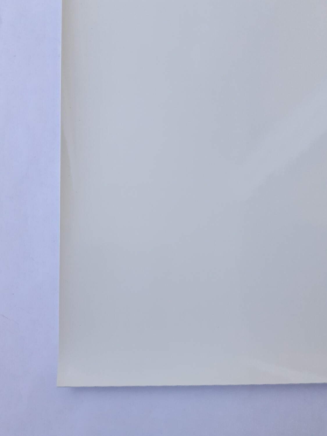Feuille A4 simili cuir blanc