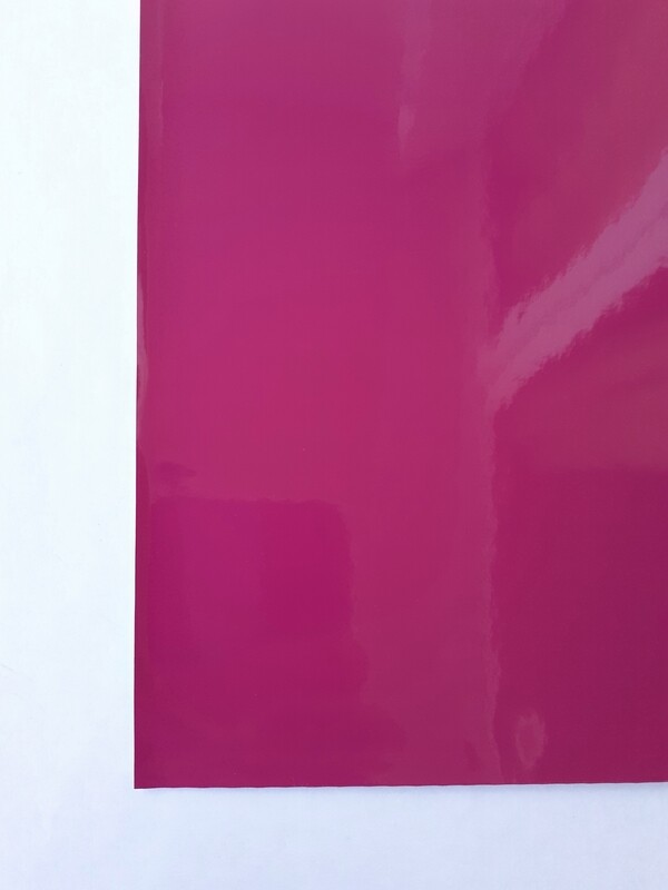 Feuille A4 simili cuir prune clair