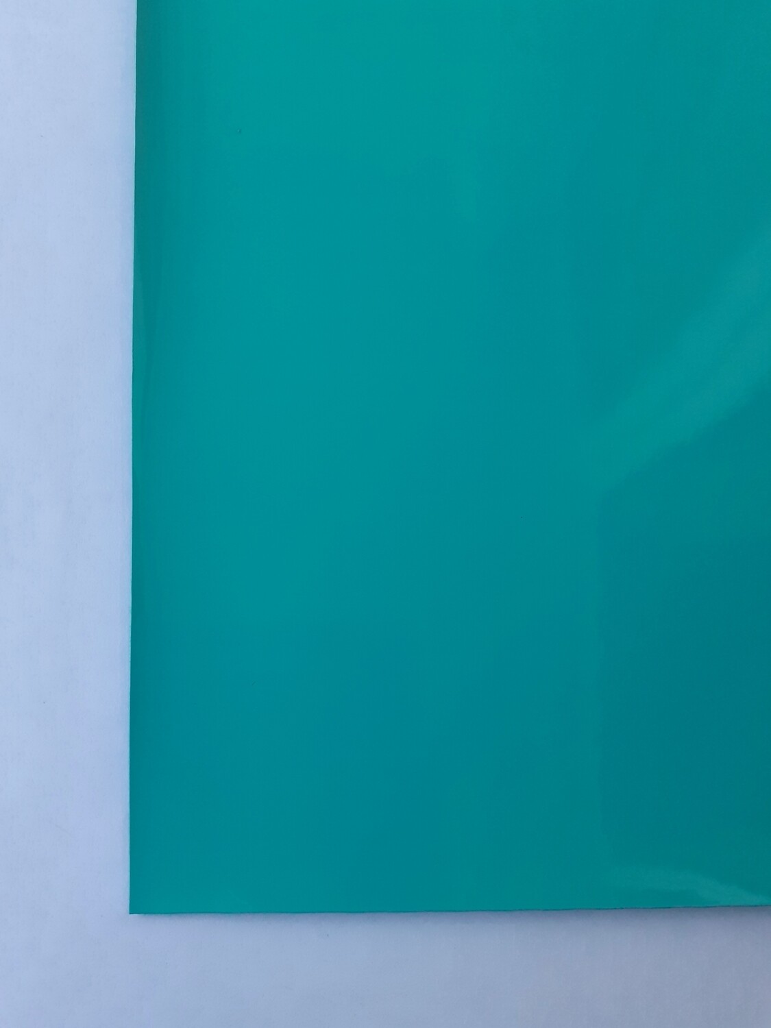 Feuille A4 simili cuir bleu vert