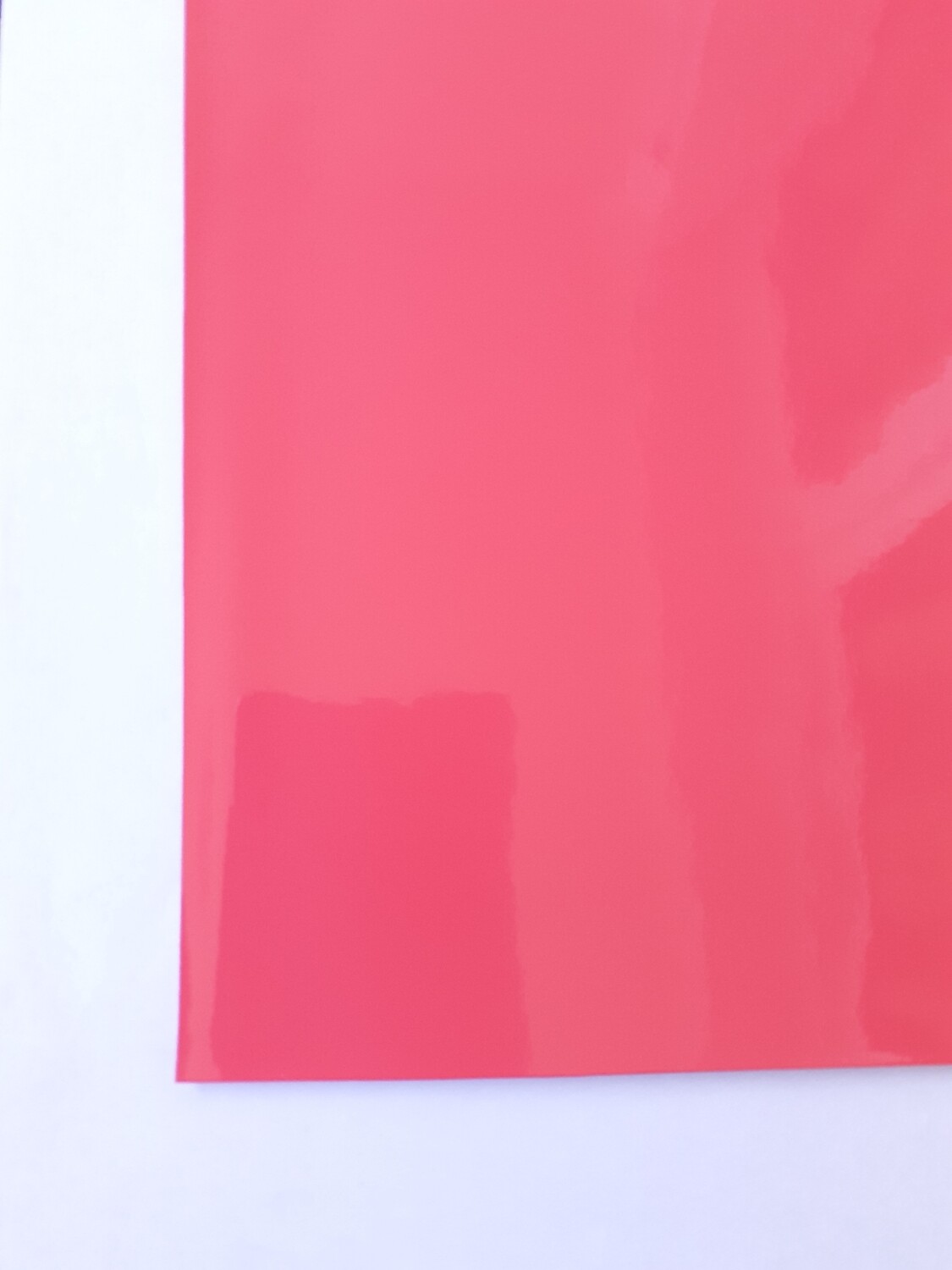 Feuille A4 simili cuir rose corail