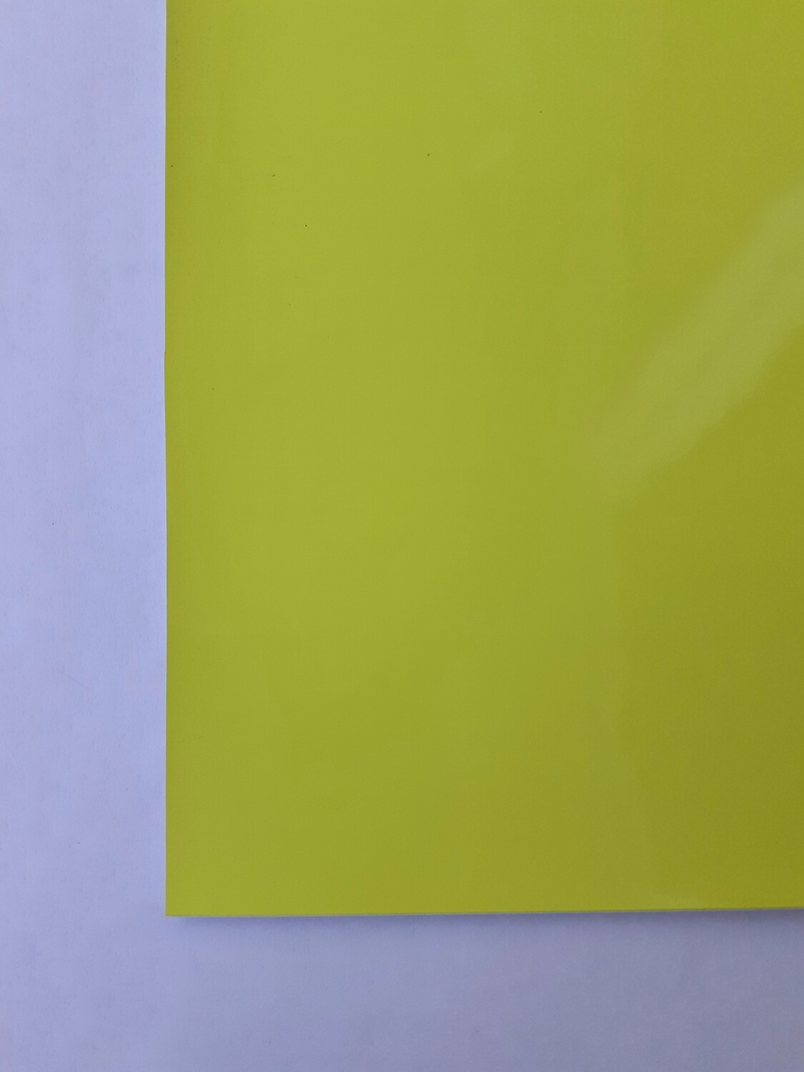 Feuille A4 simili cuir jaune