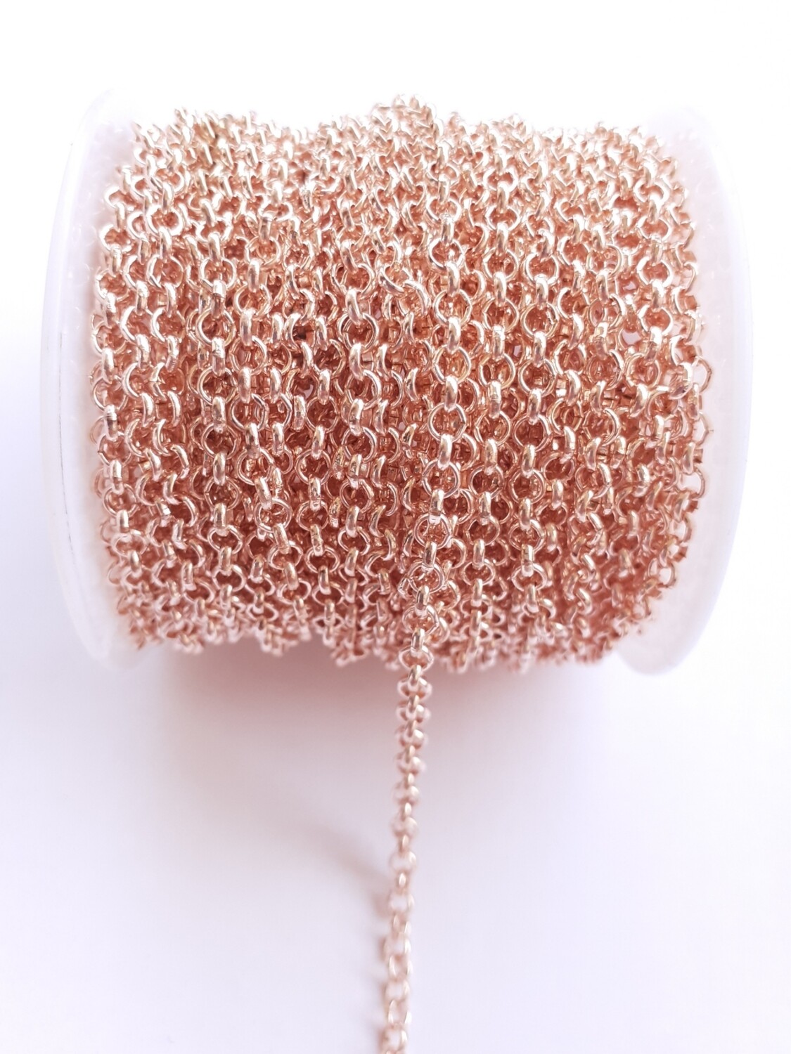 Rouleau de chaîne ronde 3mm cuivre