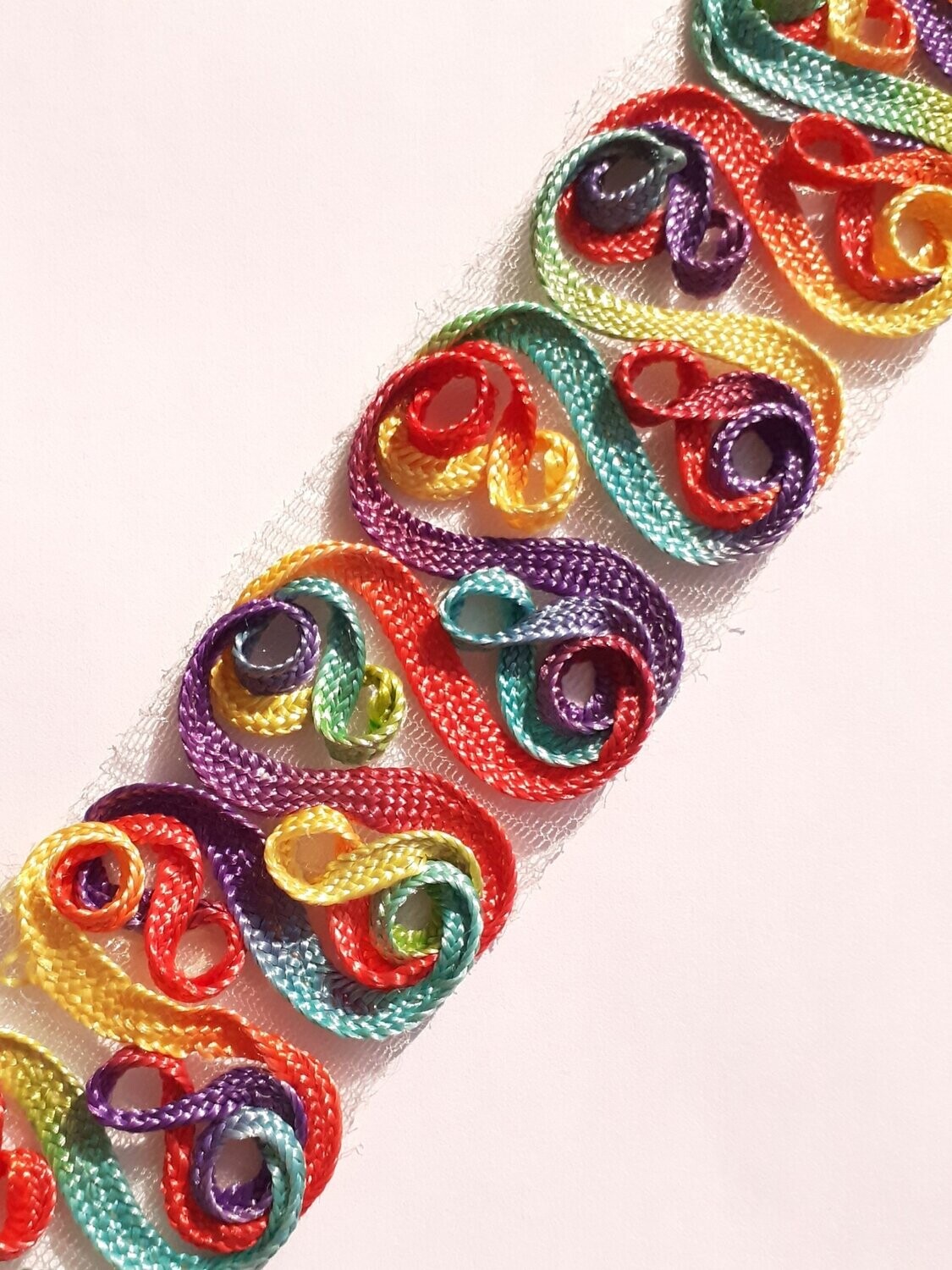 Ruban galon kabyle coloré 40mm