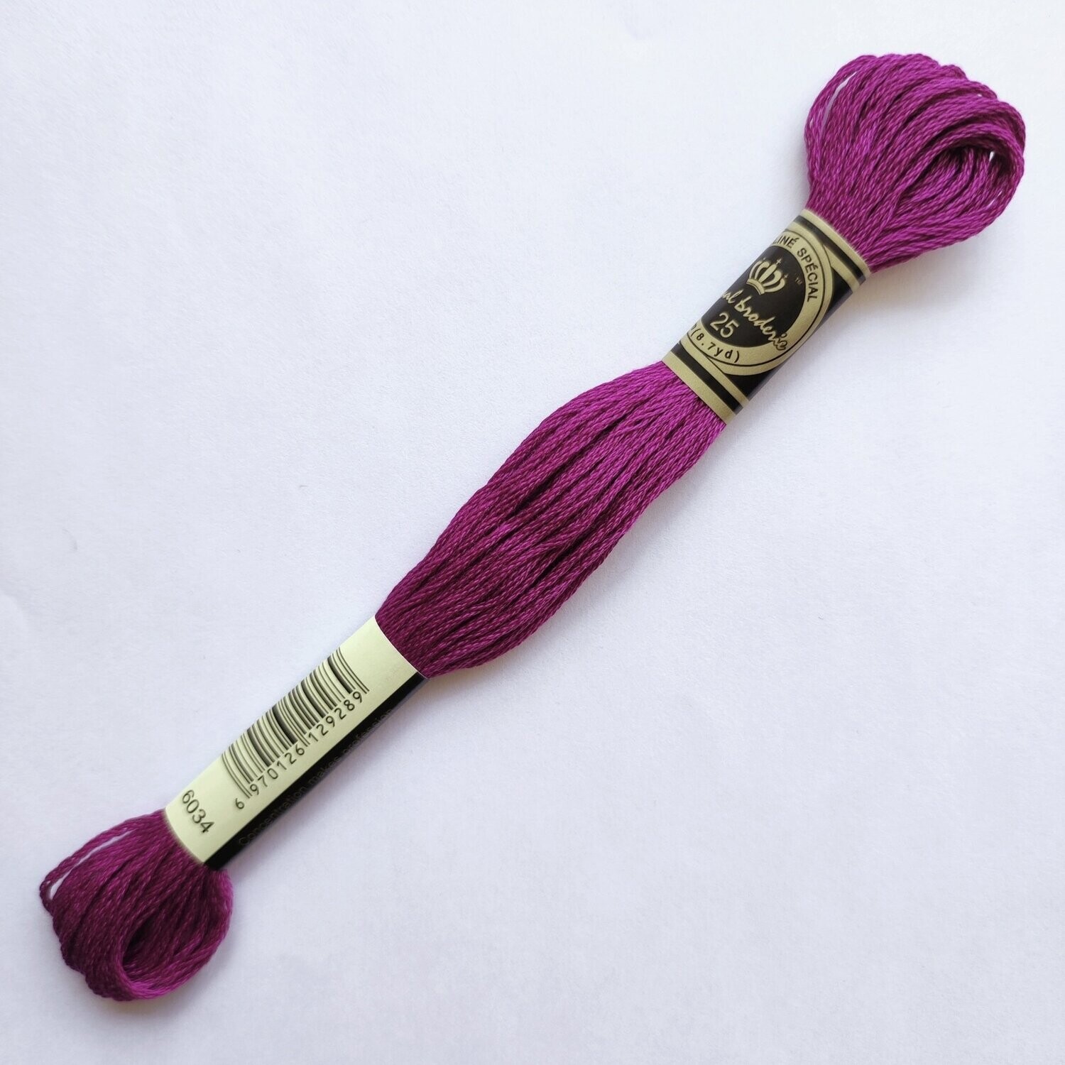 Fil coton mouliné spécial - 8 m -  Coloris DMC 34