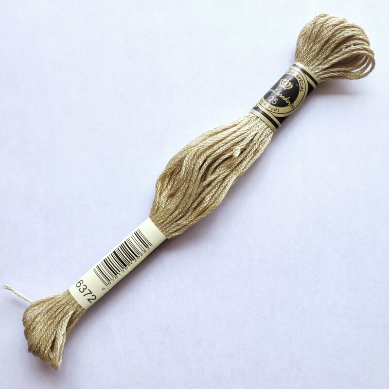 Fil coton mouliné spécial - 8 m -  Coloris DMC 372