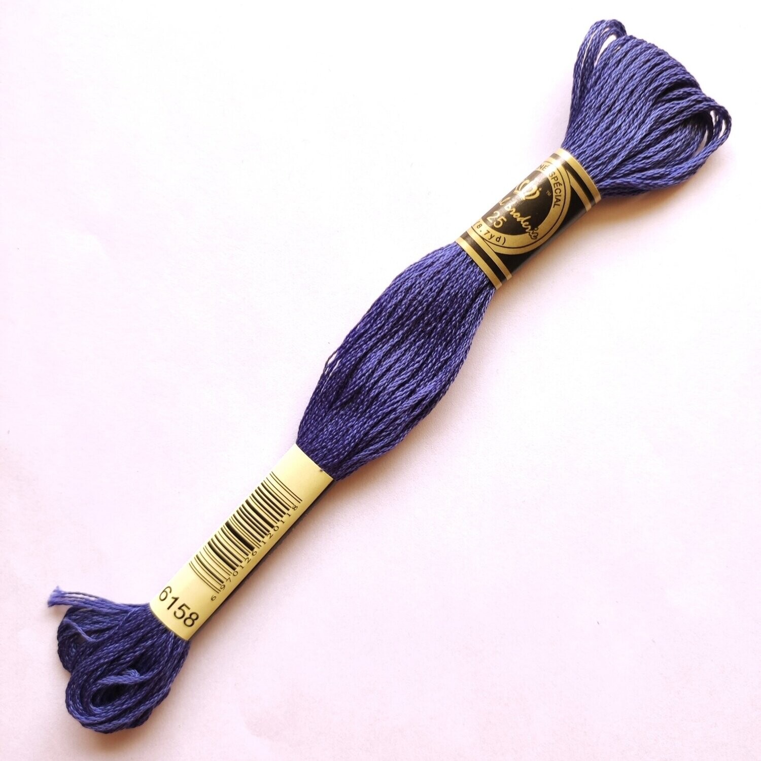 Fil coton mouliné spécial - 8 m -  Coloris DMC 158