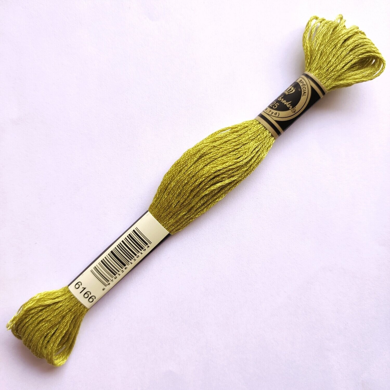 Fil coton mouliné spécial - 8 m -  Coloris DMC 166