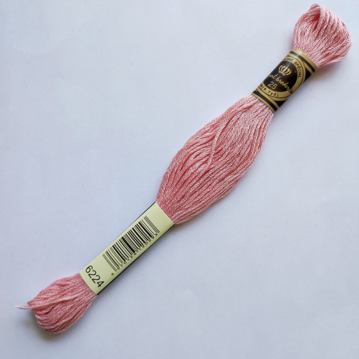 Fil coton mouliné spécial - 8 m -  Coloris DMC 224
