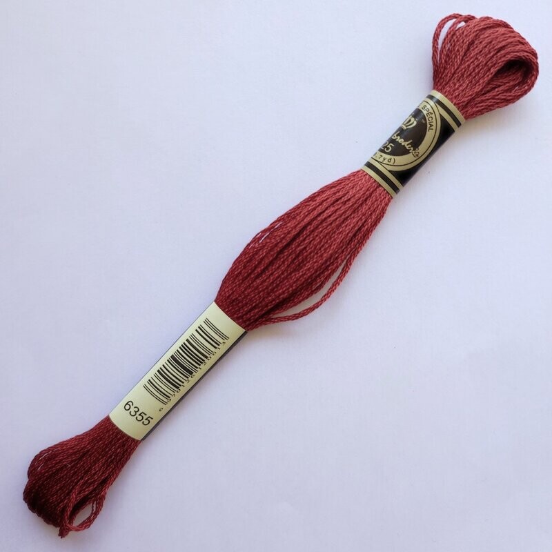 Fil coton mouliné spécial - 8 m -  Coloris DMC 355