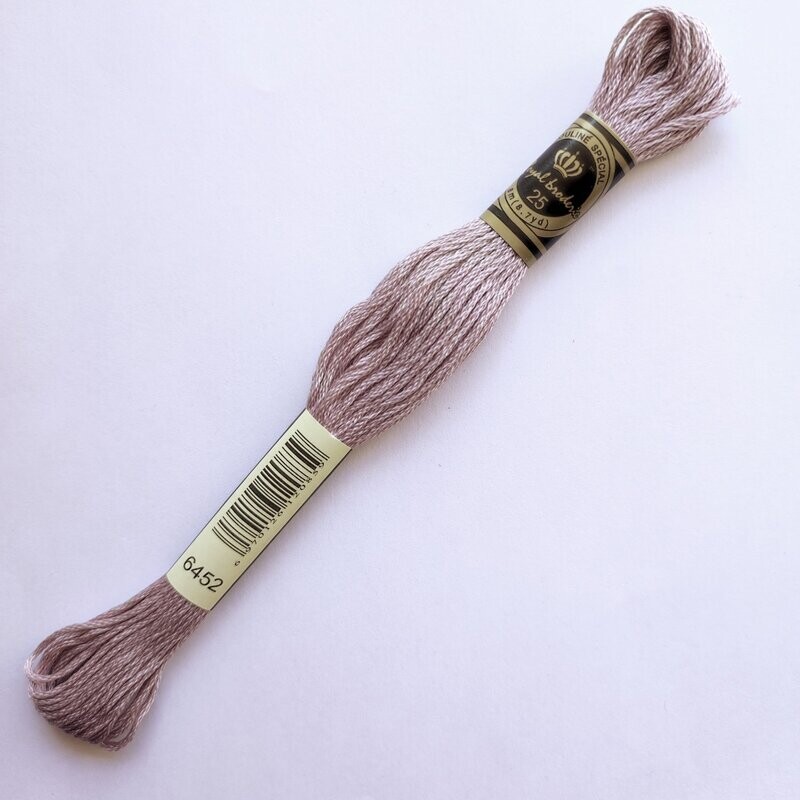 Fil coton mouliné spécial - 8 m -  Coloris DMC 452