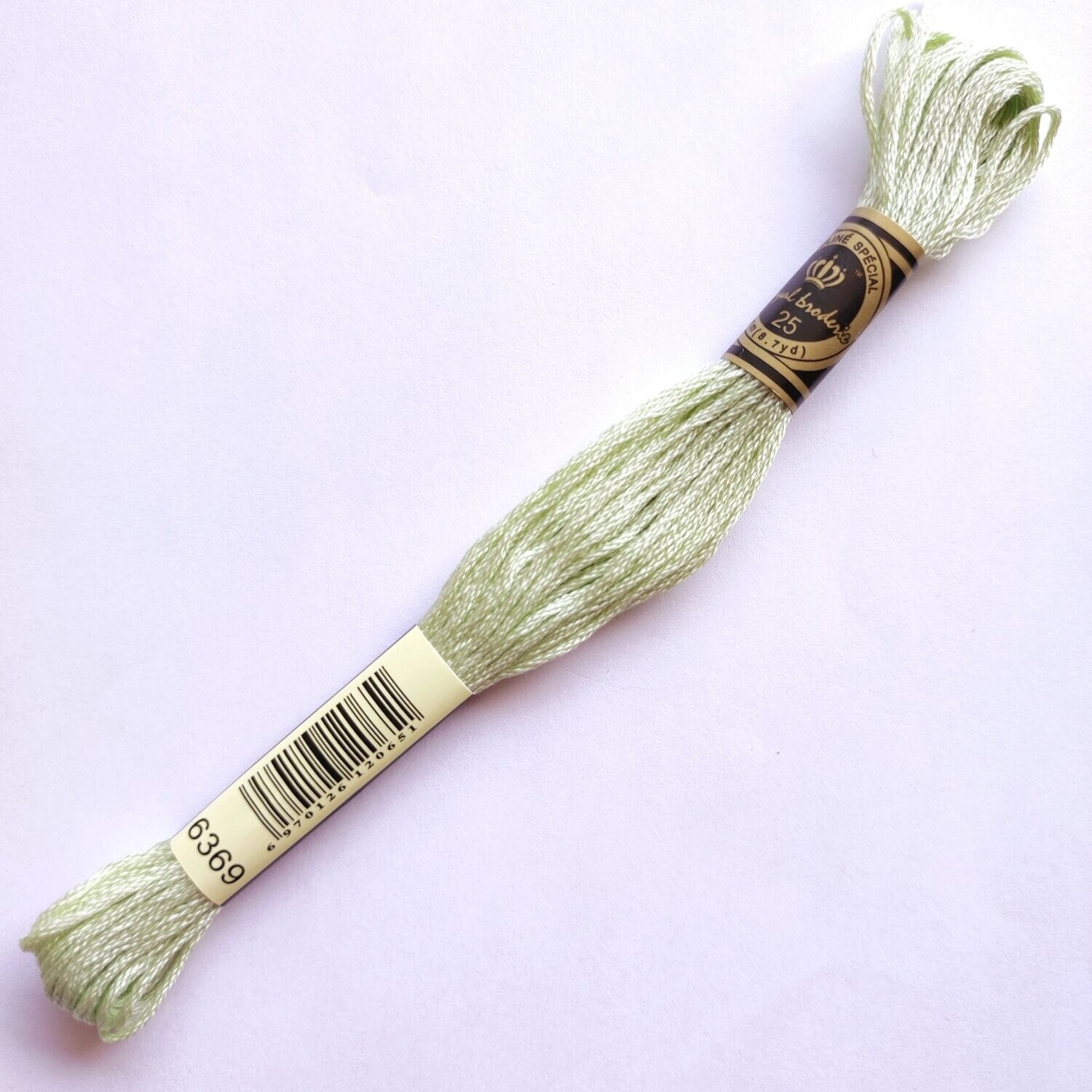 Fil coton mouliné spécial - 8 m -  Coloris DMC 369