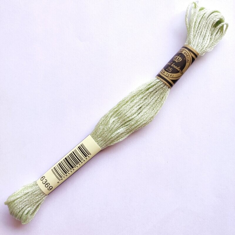 Fil coton mouliné spécial - 8 m -  Coloris DMC 369