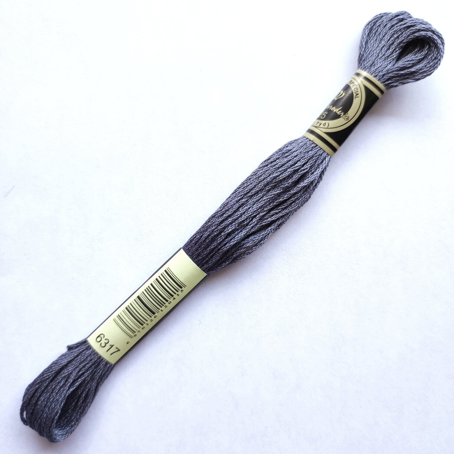 Fil coton mouliné spécial - 8 m -  Coloris DMC 317