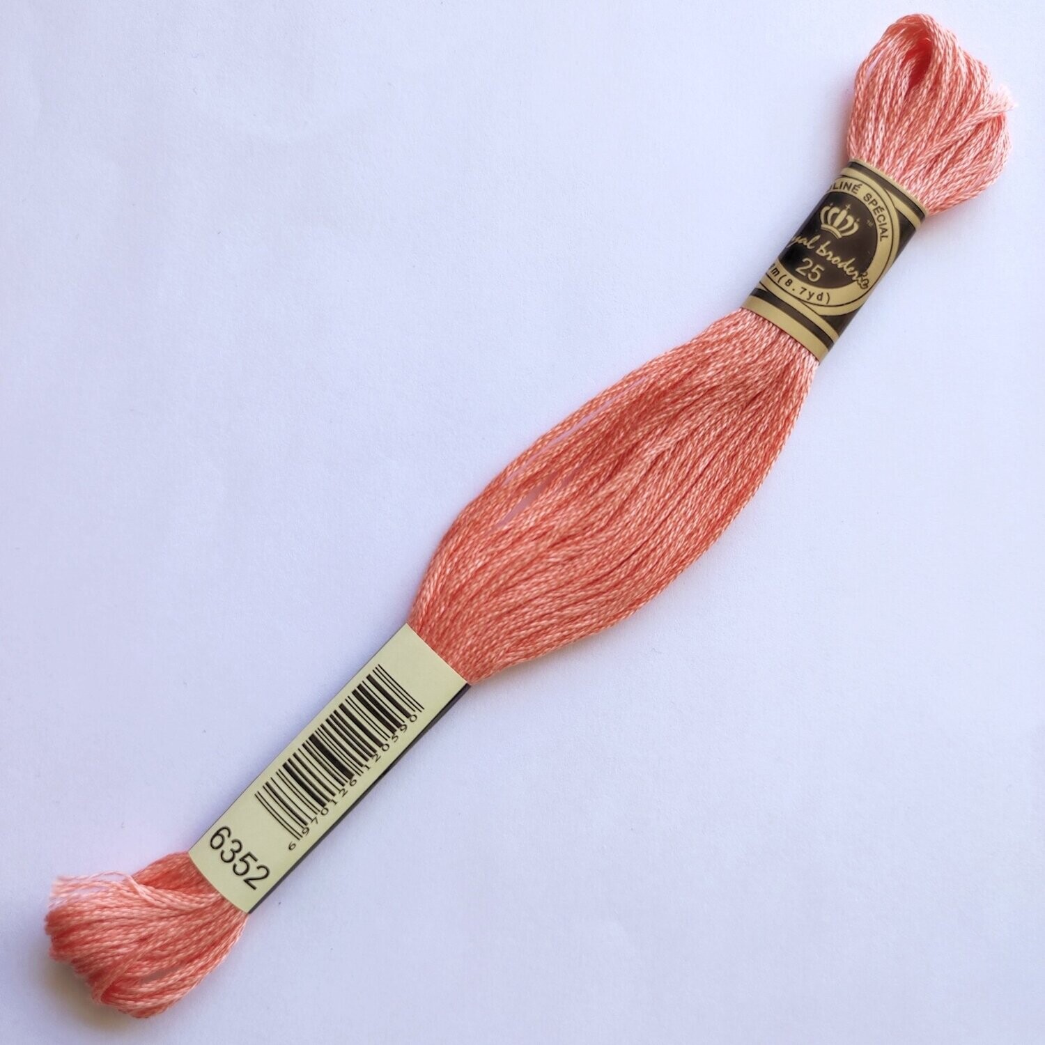 Fil coton mouliné spécial - 8 m -  Coloris DMC 352
