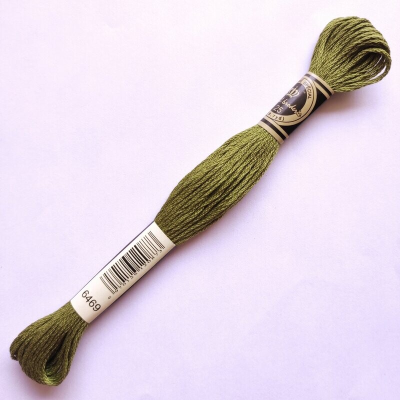 Fil coton mouliné spécial - 8 m -  Coloris DMC 469
