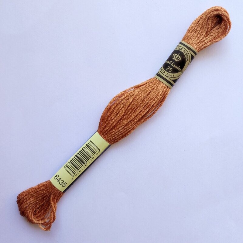 Fil coton mouliné spécial - 8 m -  Coloris DMC 435