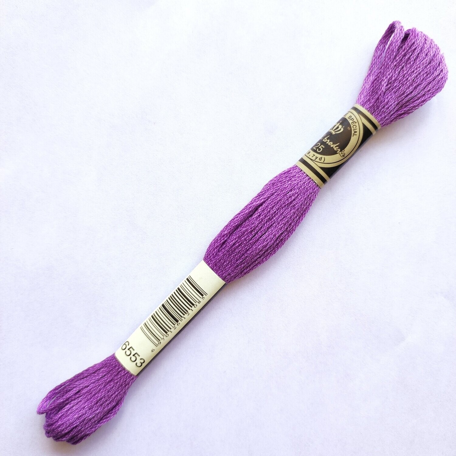 Fil coton mouliné spécial - 8 m -  Coloris DMC 553