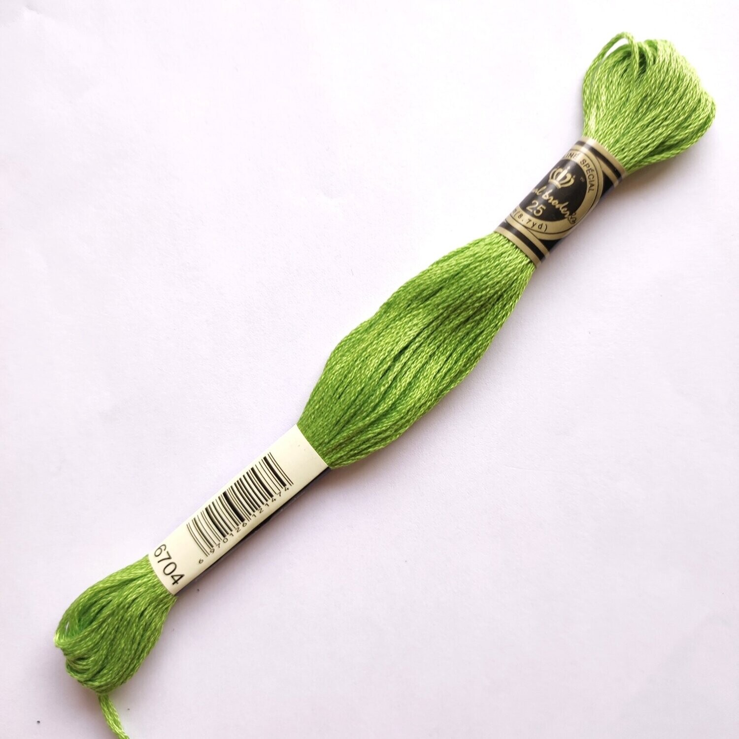 Fil coton mouliné spécial - 8 m - Coloris DMC 704