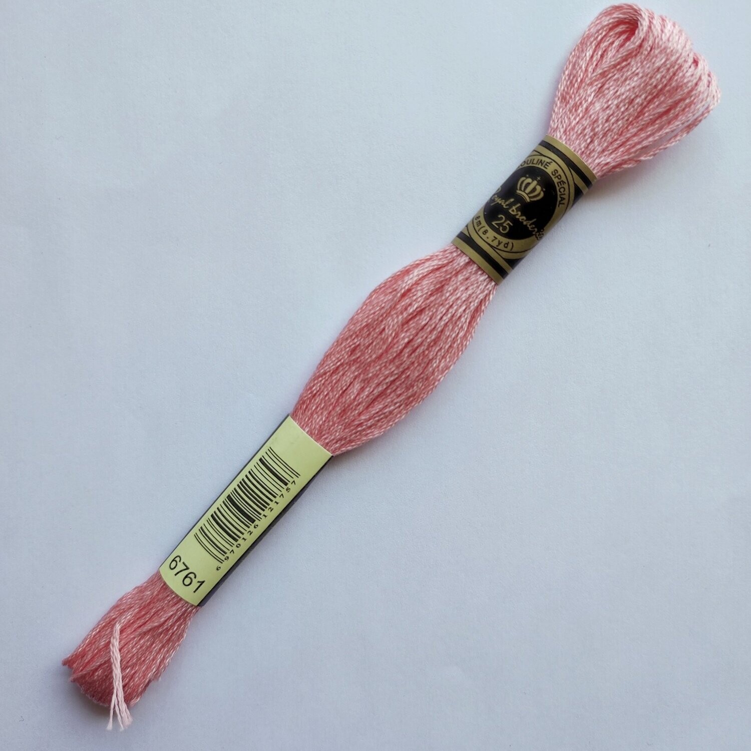 Fil coton mouliné spécial - 8 m - Coloris DMC 761