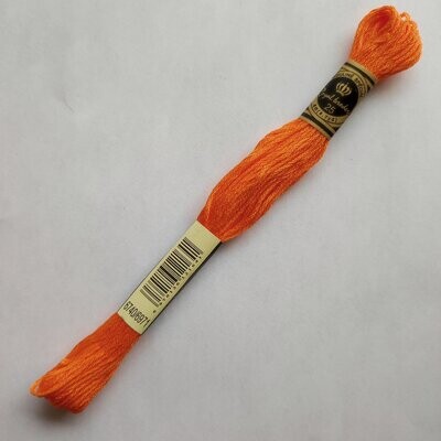 Fil coton mouliné spécial - 8 m - Coloris DMC 740/971